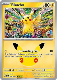 Pikachu, owned card