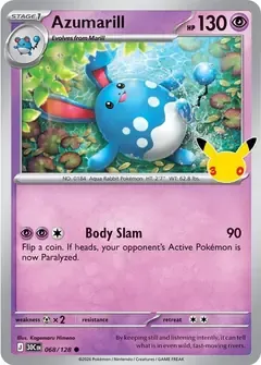 Azumarill, owned card